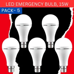 frony 15W Rechargeable Inverter LED Bulb with Upto 4H.Power Cut Lighting Pack of_5C462 4 hrs Bulb Emergency Light-picture-25