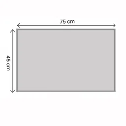 Brown Solid Polyester 30x18 Inches Super Soft Bath Mat By Luxe Home International image 3