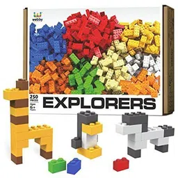 Building Blocks Construction Set, 250 Pieces-image-22