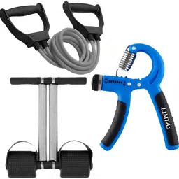 rkfitness Double Spring Tummy Trimmer with Adjustable Hand Grip Ab Exerciser image 3