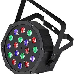 kavyara 18 LED RGB DJ PAR Light for Party, Stage, Club | Sound + Auto Mode | DMX Ready Shower Laser Light image 2