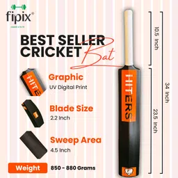 fipix GULLY BAT PVC/Plastic Cricket Bat For Below 4 Yrs-picture-20