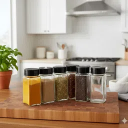 b7 creations Salt & Pepper Set Glass image 1