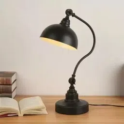 woke led Lighting Office Desk European Style Black Vintage Table Lamps Reading Light Table Lamp image 2