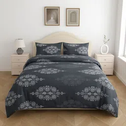 skihomes Cotton King Flat 180 TC Solid Bedsheet-picture-16