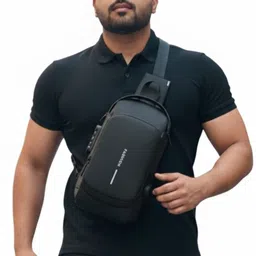 aaromelia Black Men Shoulder Bag Shoulder Bag Sling Bag for Men-picture-28