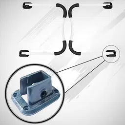 INNOVATE360 Foldable Laptop Table Leg mounts (Latest Model) Leg Mount Plastic Floor Stand Laptop Stand Compatible with Universal Laptops image 5