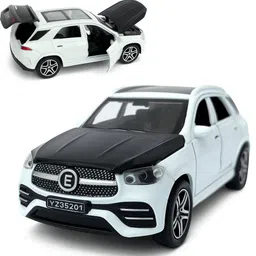 Die Cast Metal Mercedes Car for Kids | Pull Back Action | Openable Doors-image-23