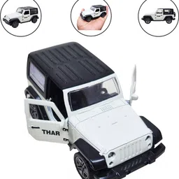 smileytoys Metal car for kids Diecast Thar, Openable door image 3