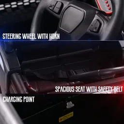 baybee Battery Car Electric Jeep for Kids Ride on Toy Car With Bluetooth Rechargeable Jeep Battery Operated Ride On image 3