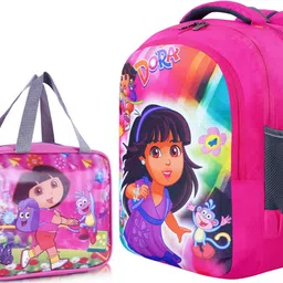 bayo Dora 1st/2nd/3rd/4th & 5th class Lunch Bag Free for Boys &Girls Waterproof School Bag-picture-41