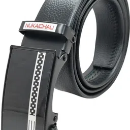 nukaichau Men Formal, Casual, Evening, Party Black Artificial Leather, Texas Leatherite Belt-picture-22