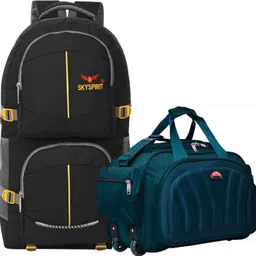 sky spirit Rucksack Backpack With Duffel Bag Combo Pack of 2 For men and women PACK OF 2 Rucksack - 50 L-picture-19