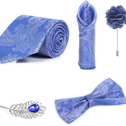 RANDOM STRIPE Alloy Cufflink & Tie Pin Set image 1