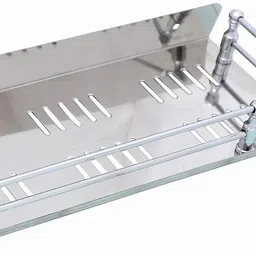 spacekeeper 18" x 5" SS Shelf Rack Stainless Steel Wall Shelf Stainless Steel Wall Shelf image 3