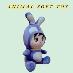 luipui Cute Rabbit Animal Soft Toy – Fun, Soft & Snuggly Friend for All Kids - 32 cm image 2