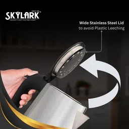 skylark Gennie 02 1500 W 1.8 L Electric Kettle with Stainless Steel Body Electric Kettle image 3