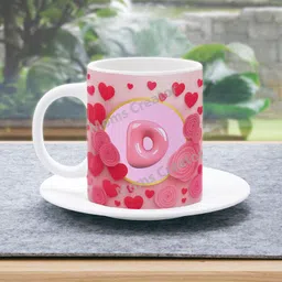 acrebees Personalized D Alphabet Coffee|Perfect Birthday Anniversary Valentine Gift Ceramic Coffee Mug image 2