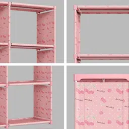 youcopia Plastic PVC 7-8-9 Shelf Book Organizer/Shoe/Chappal/Book/Clothes Rack Plastic Open Book Shelf image 5