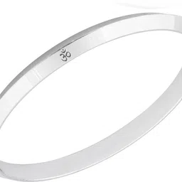 shining jewel Brass Rhodium Kada image 1