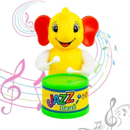 Elephant Dancing Musical Drum Toy - Key Operated - Fun Toy for Kids-image-26