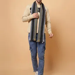 aanku Striped Men Muffler-picture-37