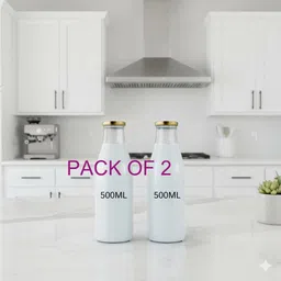 b7 creations Glass Milk Container - 500 ml image 1