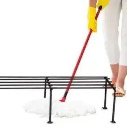 wozti Flower Plant Stand for Home Garden Balcony Living Room (Set of 4) Black Plant Container Set image 3