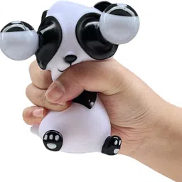 ttw Funky Toys Squishy Eye Popping Panda-Squeeze Stress Relief Toys (Black & White) - 10 cm-picture-18
