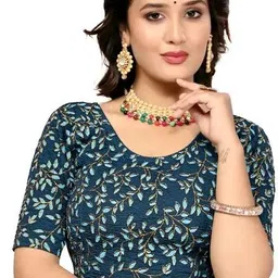 atibha fashion Round Neck Women Blouse image 1