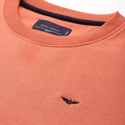 park avenue Men Full Sleeve Solid Sweatshirt image 2