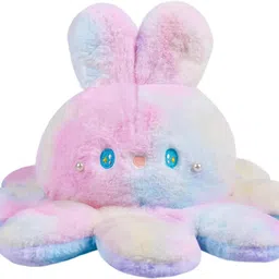 gking Tredy Rainbow cute octopus soft toy With Keychain Combo- 30 cm-picture-10