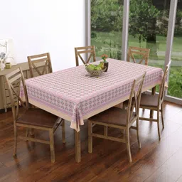 texstylers Cotton 6 Seater Abstract Table Cover image 4