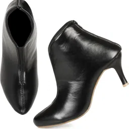 ishransh Casual High Ankle Zipper Boots Boots For Women image 4