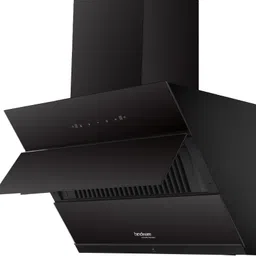 Greta Neo 75 Auto Clean | Maxx Technology | Slant | Filterless | Touch Control | Motion Sensor | 10 Years Motor Warranty | Energy Efficient LED Light | Powerful Suction | Low Noise | Wall Mounted Black 1350 CMH Chimney-image-45