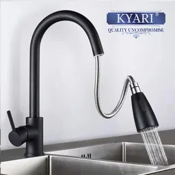 kyari - Single Lever Hot & Cold Water Premium Kitchen Sink Mixer Pull out 2 Mode Tap For Kitchen Sink Kitchen Mixer Faucet-picture-12