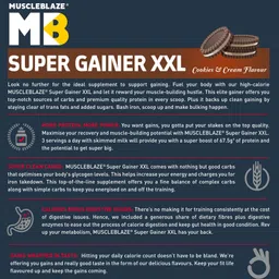 muscleblaze Super XXL, For Muscle Weight Gainers/Mass Gainers image 4