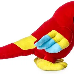 octopus Red Parrot Soft Toy for Girls/Kids | Stuffed Plush Animal - 30 cm image 1