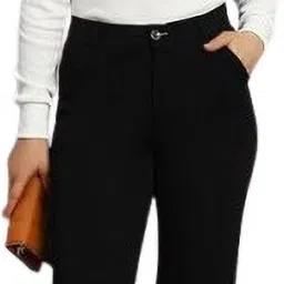 shri dadua baba Pack of 2 Women Solid High Neck Wool Blend Black, White T-Shirt image 4