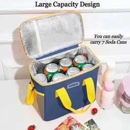 koroind Insulated Lunch Box Bag Lightweight Portable Leakproof Thermal Cooler Tote Bag Waterproof Lunch Bag image 4