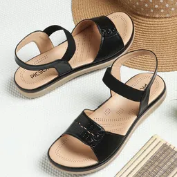 picson Women Stylish Sandals with Extra Soft Cushioning for All-Day Comfort Flats Sandal image 1