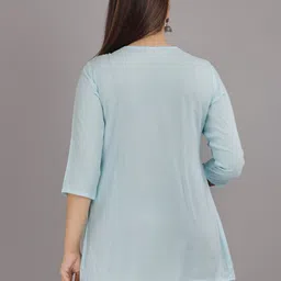 naiwal creation Casual Regular Sleeves Embroidered Women Multicolor Top image 2