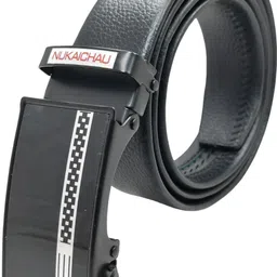 nukaichau Men & Women Formal, Casual, Evening, Party Black Artificial Leather, Texas Leatherite Belt-picture-10