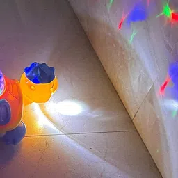 taabar Tortoise Toy with Sound Music and 3D Flashing Lights,Battery Operated Kid's Bump image 2