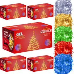 techpride 40 LEDs 11 m Multicolor Steady String Rice Lights image 2