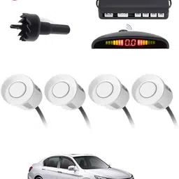 zplus 4White Parking Sensor With LED Display Increased Safety For Car-06 Safety of Passengers/Car One Alarm Kit-1556 Parking Sensor-picture-14