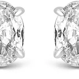 zarkan Oval Shape Stone For Women Zircon Sterling Silver Earring Set-picture-21