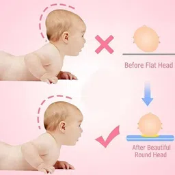 vanshiv U-Shape Unicorn Design New Born Baby Head Shaping/Neck Support Sleeping Pillow image 5