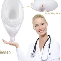 kumijashi Women Urinary bag Reflux Valve for Female (2 x 1000 ml) Urine Bag image 3