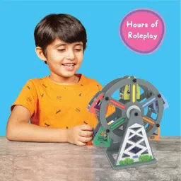 magic-on-wheels 3D Build N' Play - Peppa Pig Rotating Ferris Wheel For Kids image 4